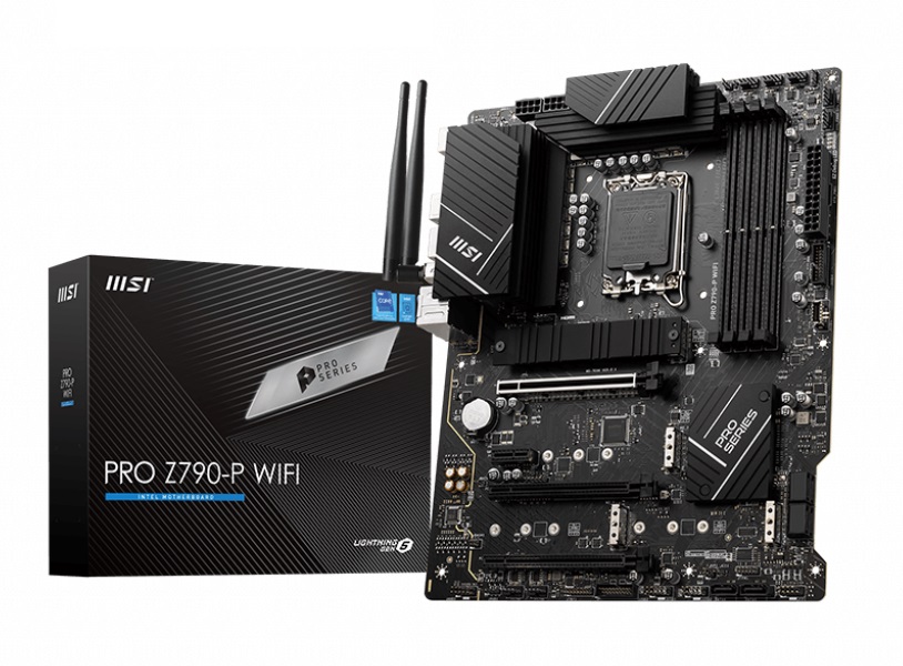  Z790 ATX Motherboard: 1700 Socket For Intel 14th/13th/12th Gen. Processors<BR>4x DDR5, 6x SATA 6Gb/s, PCIe 5.0, 4x M.2 Gen4, USB 3.2, 2.5GbE LAN, Wi-Fi 6E + Bluetooth, Realtek ALC897 7.1 Audio, HDMI/DP  